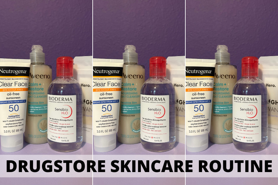 drugstore skincare routine