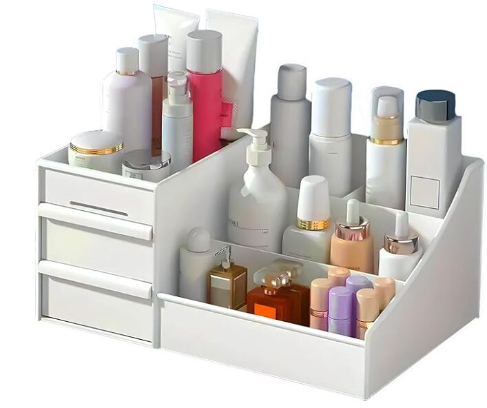 clear skincare organizers